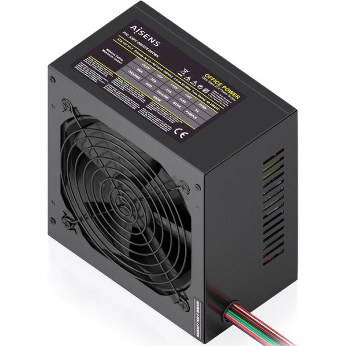 Aisens Fuente de Alimentación ATX 500W OEM Negra ASPC-500ATX-SEOBK